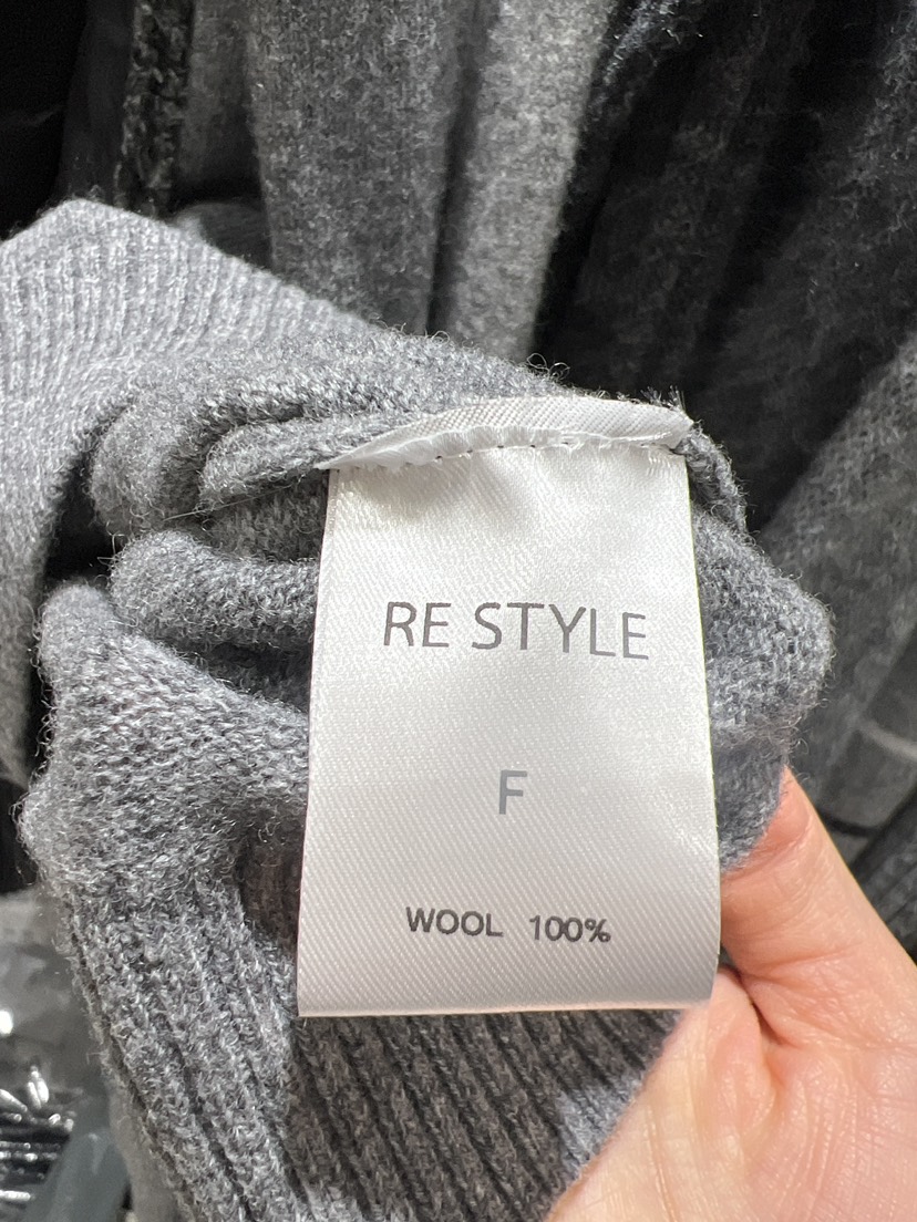 RE STYLE-Q東大門㊣實拍女士新品熱賣推薦時尚針織衫開衫RE STYLE針織衫