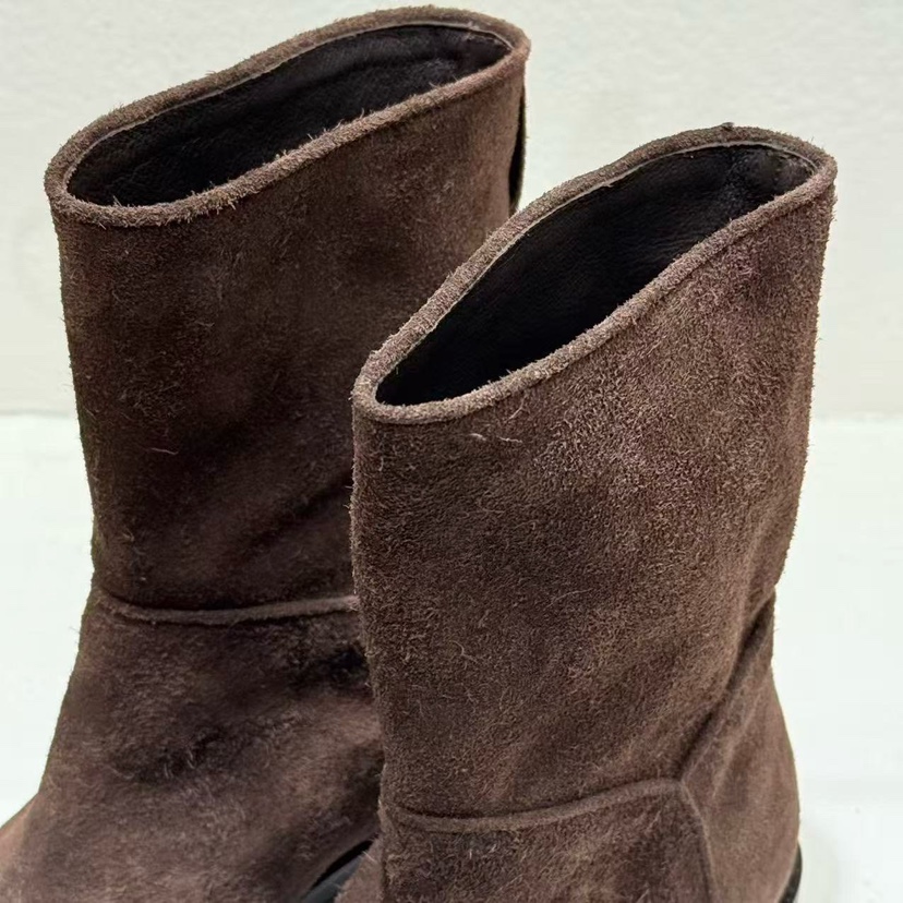 STATEMENT韓國直郵㊣女士新款職業25秋冬熱賣人氣時尚靴子麂皮STATEMENT靴子