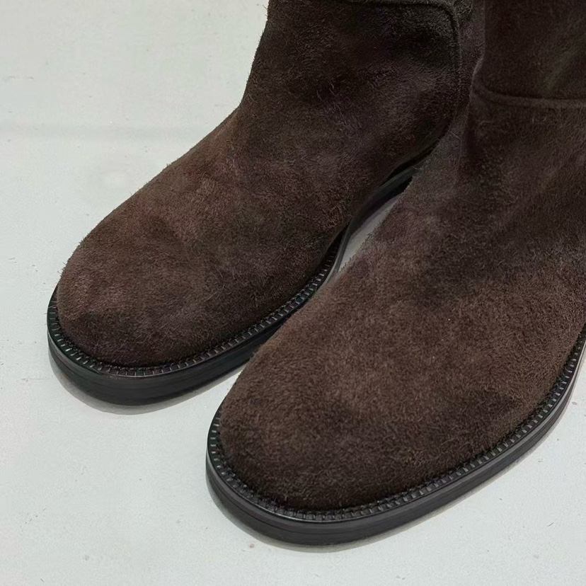 STATEMENT韓國直郵㊣女士新款職業25秋冬熱賣人氣時尚靴子麂皮STATEMENT靴子