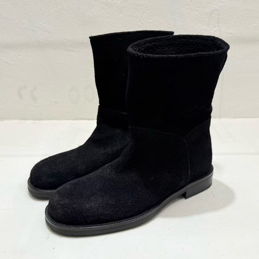 STATEMENT韓國直郵㊣女士新款職業25秋冬熱賣人氣時尚靴子麂皮STATEMENT靴子圖色2