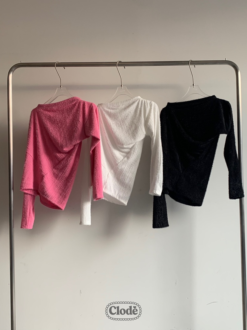 CLODE東大門㊣代購女裝新品熱賣休閑25秋冬職業推薦長袖T恤CLODE長袖T恤