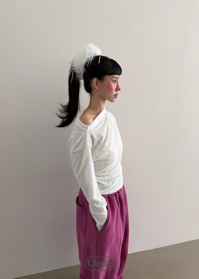 CLODE東大門㊣代購女裝新品熱賣休閑25秋冬職業推薦長袖T恤CLODE長袖T恤