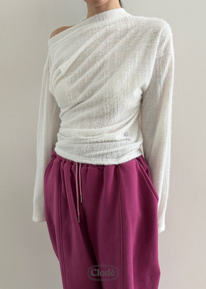 CLODE東大門㊣代購女裝新品熱賣休閑25秋冬職業推薦長袖T恤CLODE長袖T恤