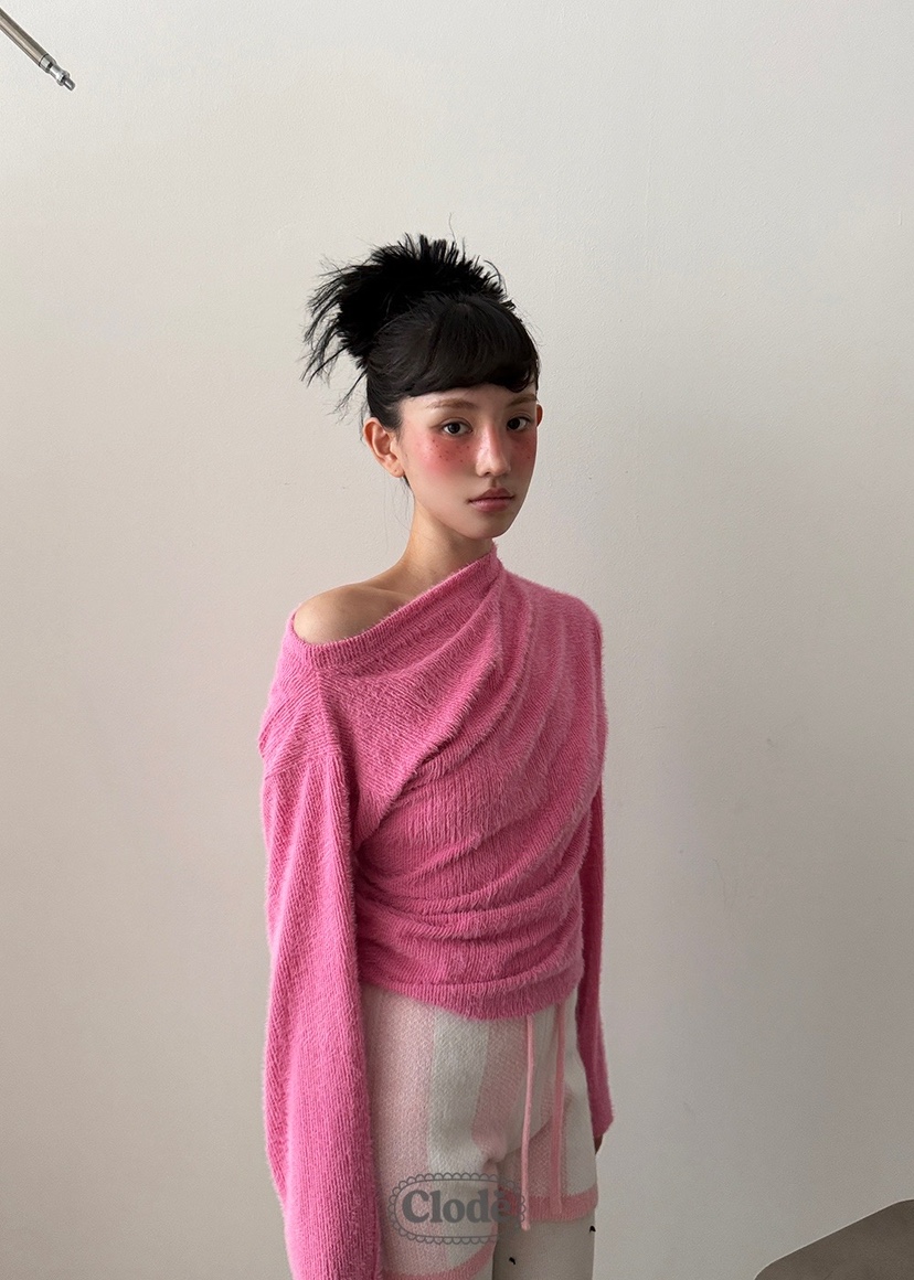 CLODE東大門㊣代購女裝新品熱賣休閑25秋冬職業推薦長袖T恤CLODE長袖T恤