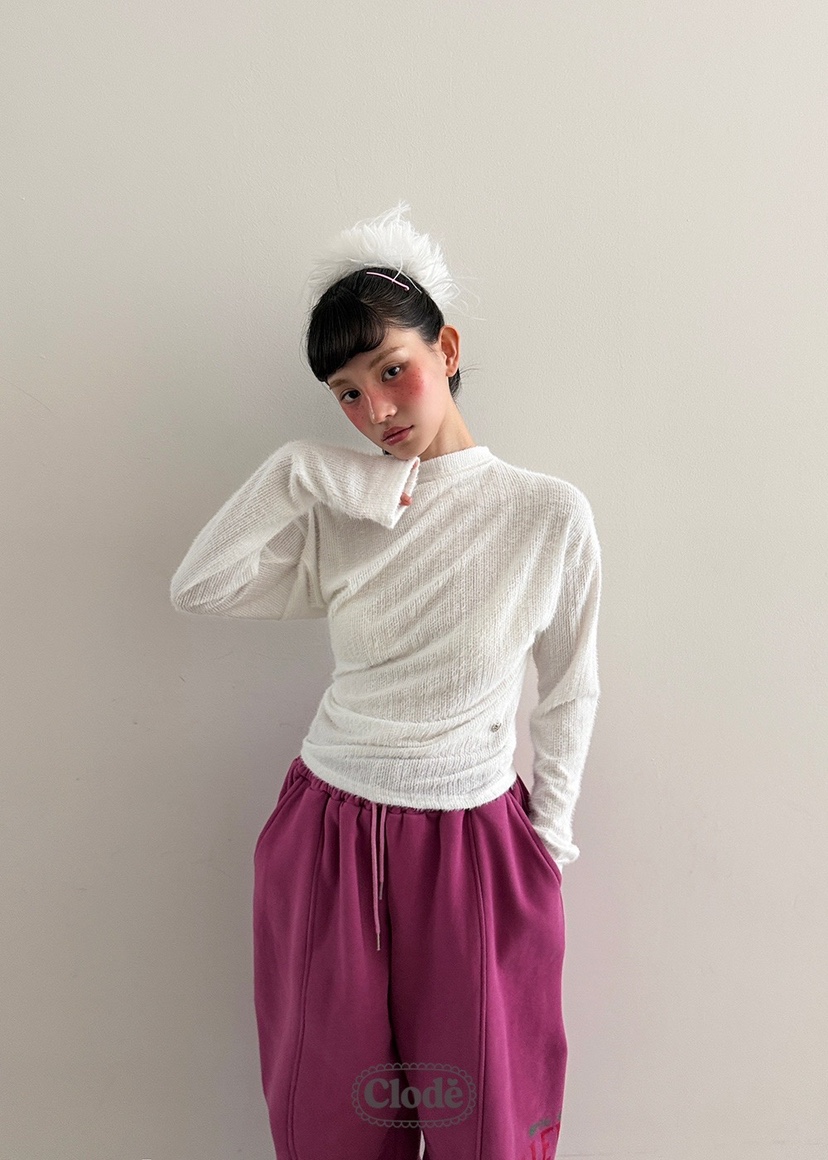 CLODE東大門㊣代購女裝新品熱賣休閑25秋冬職業推薦長袖T恤CLODE長袖T恤圖色1