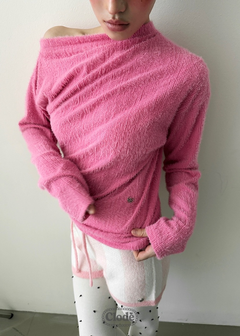 CLODE東大門㊣代購女裝新品熱賣休閑25秋冬職業推薦長袖T恤CLODE長袖T恤圖色2