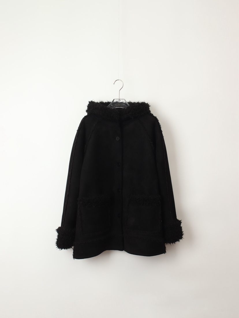 TEXTURE韓國直郵㊣女裝新品人氣熱賣25秋冬時尚職業短款大衣TEXTURE短款大衣圖色5黑