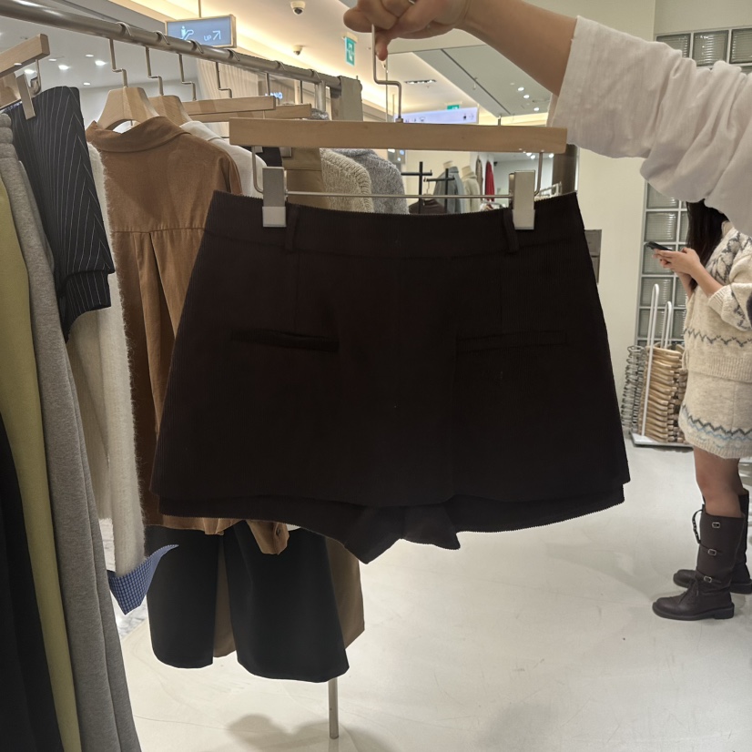 BES韓國直郵㊣女裝新款熱賣時尚25秋冬職業人氣休閑裙褲燈芯絨BES SEOUL裙褲