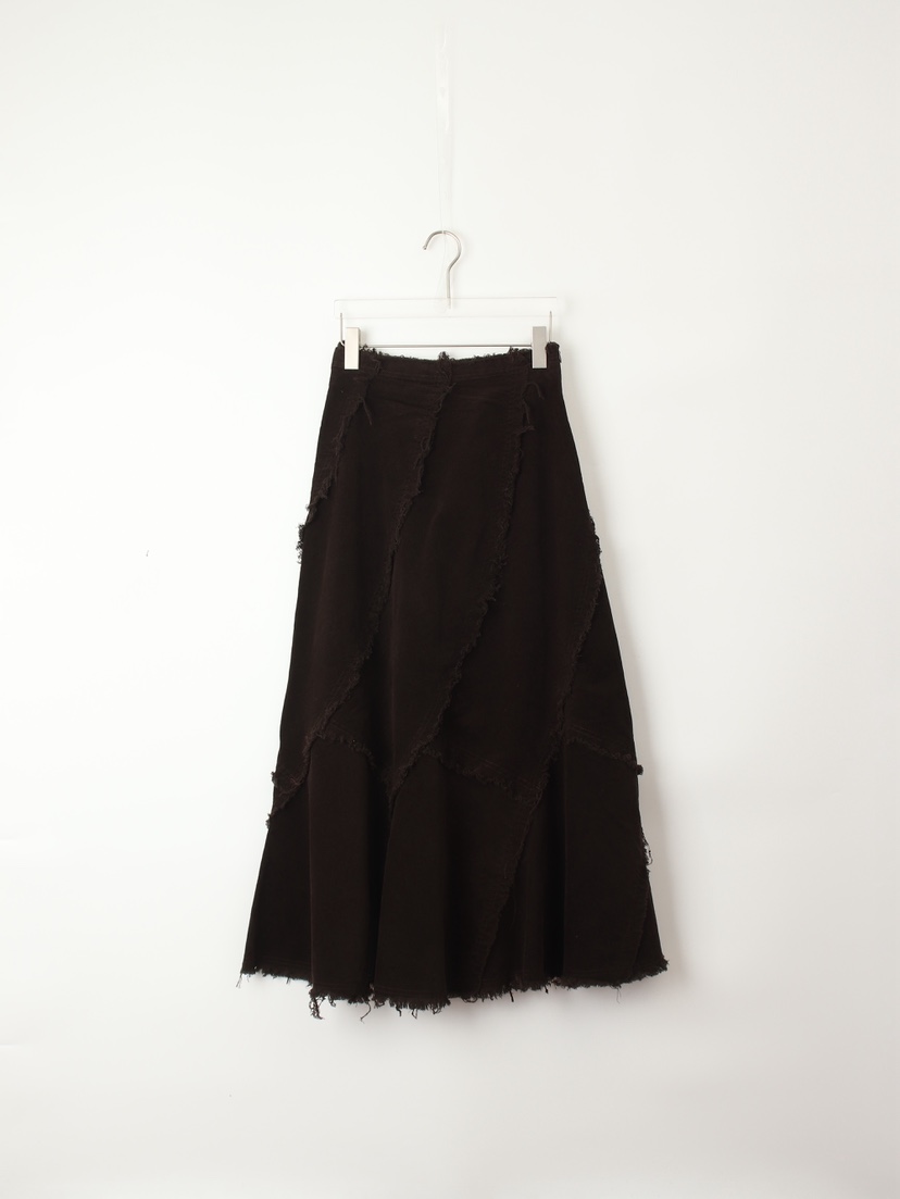 TEXTURE韓國代購㊣女裝新品人氣25秋冬推薦熱賣休閑時尚長裙TEXTURE長裙圖色2棕