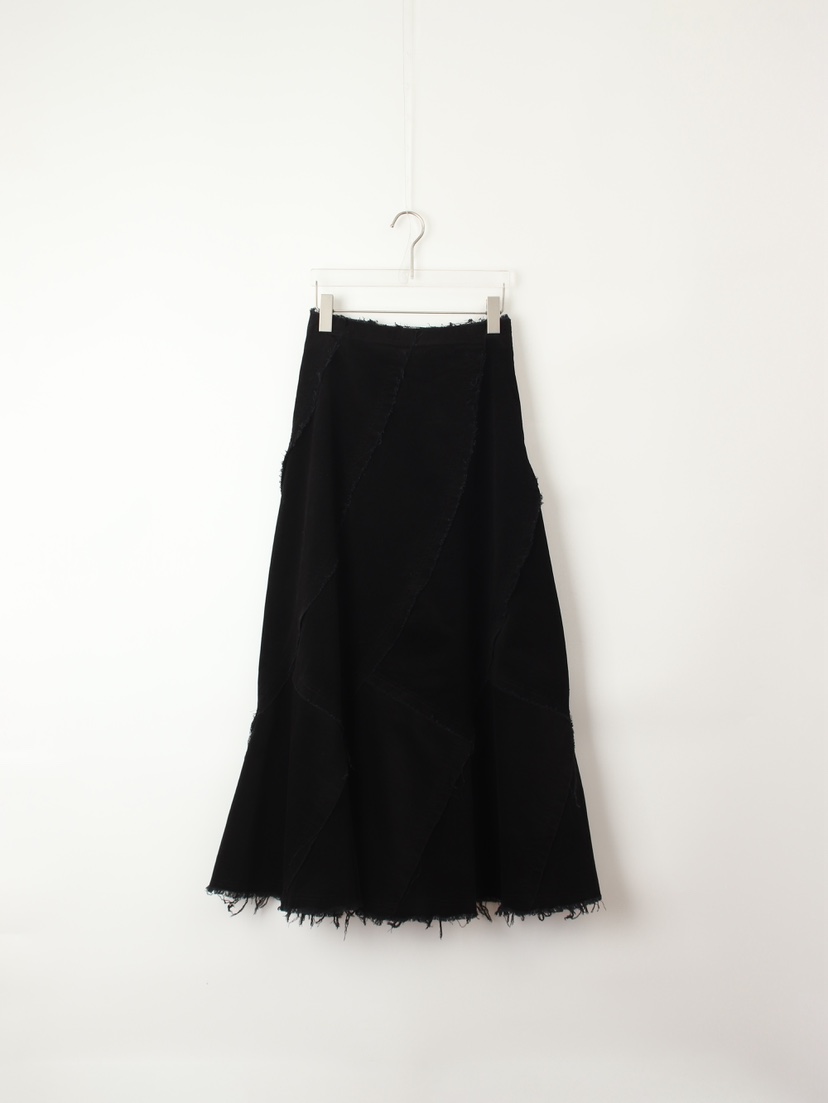 TEXTURE韓國代購㊣女裝新品人氣25秋冬推薦熱賣休閑時尚長裙TEXTURE長裙圖色3黑