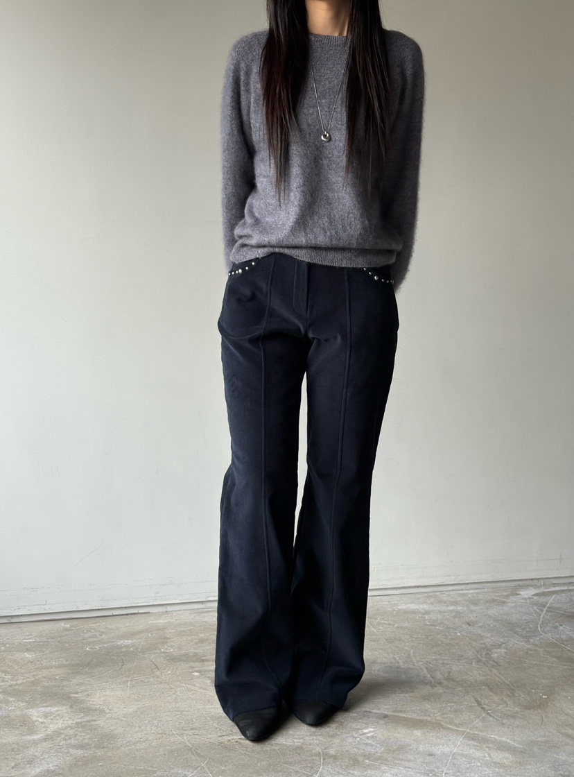 Verbena韓國代購㊣女士新品推薦人氣25秋冬休閑職業熱賣休閑褲Verbena休閑褲