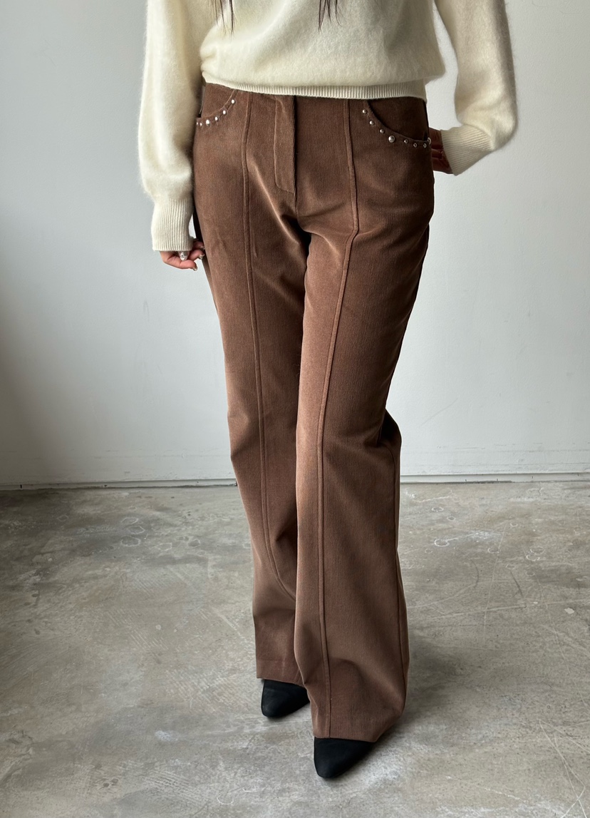 Verbena韓國代購㊣女士新品推薦人氣25秋冬休閑職業熱賣休閑褲Verbena休閑褲