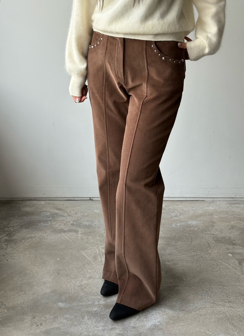 Verbena韓國代購㊣女士新品推薦人氣25秋冬休閑職業熱賣休閑褲Verbena休閑褲