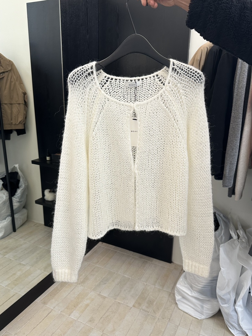 MOANI東大門㊣實拍女士新品時尚推薦熱賣休閑針織衫馬海毛開衫MOANI針織衫圖色1