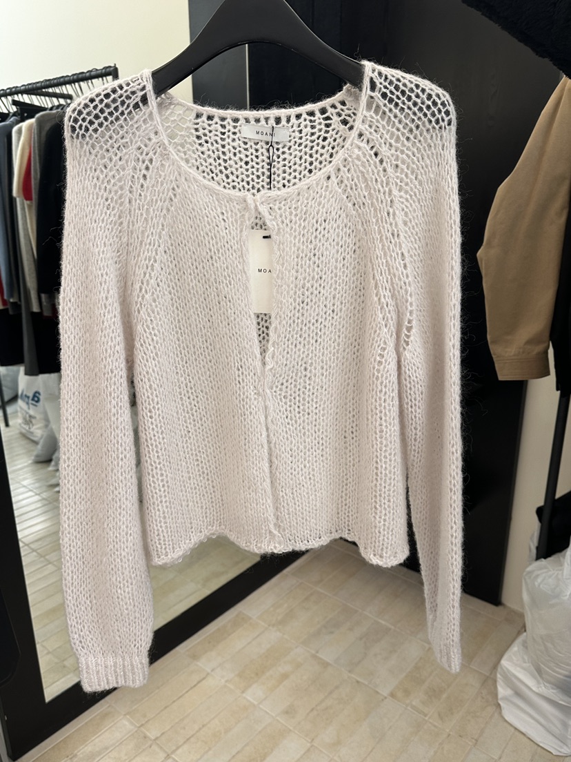 MOANI東大門㊣實拍女士新品時尚推薦熱賣休閑針織衫馬海毛開衫MOANI針織衫圖色2