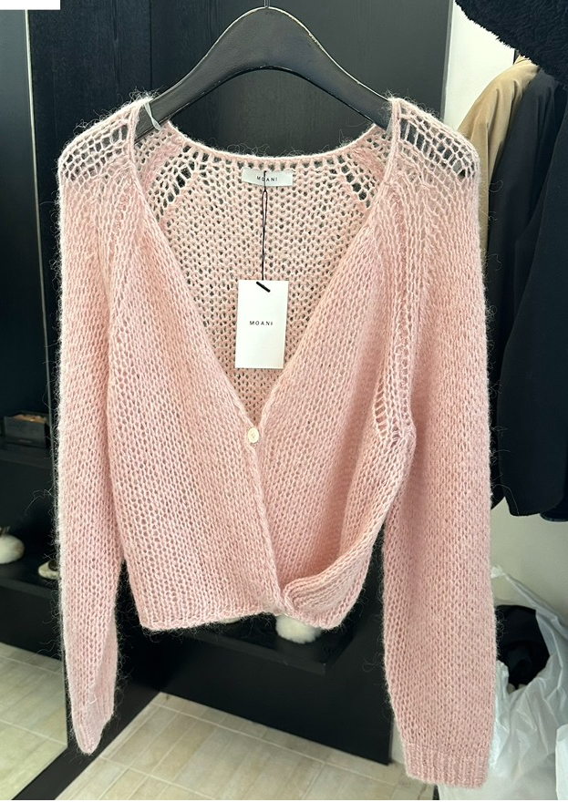 MOANI東大門㊣實拍女士新品時尚推薦熱賣休閑針織衫馬海毛開衫MOANI針織衫圖色3