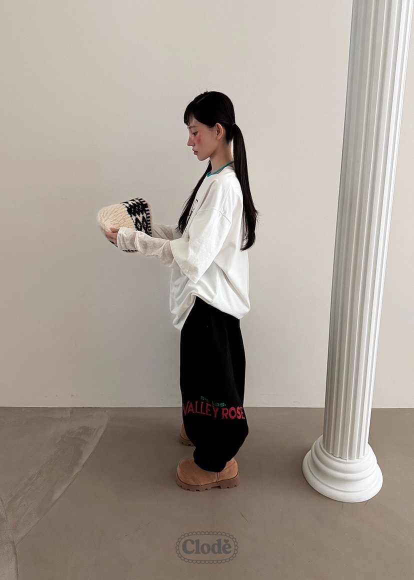 CLODE東大門㊣實拍女士新款人氣時尚25秋冬推薦職業長袖T恤CLODE長袖T恤