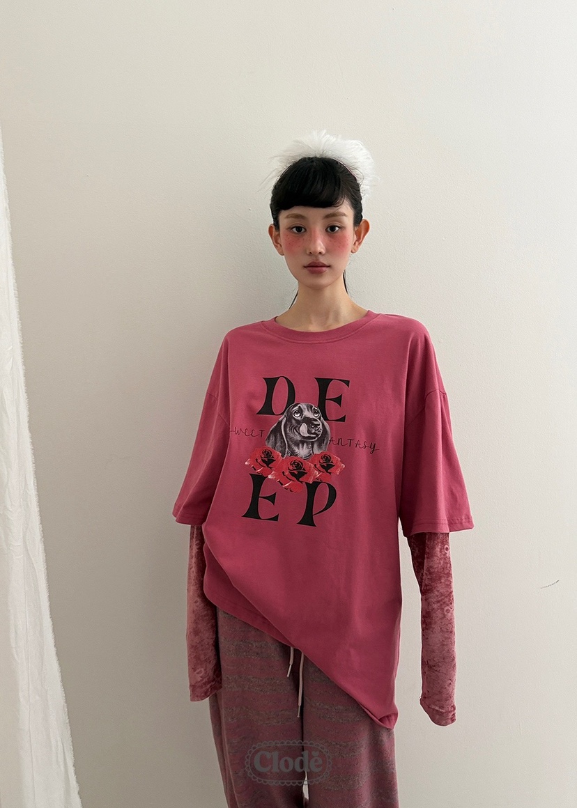 CLODE東大門㊣實拍女士新款人氣時尚25秋冬推薦職業長袖T恤CLODE長袖T恤