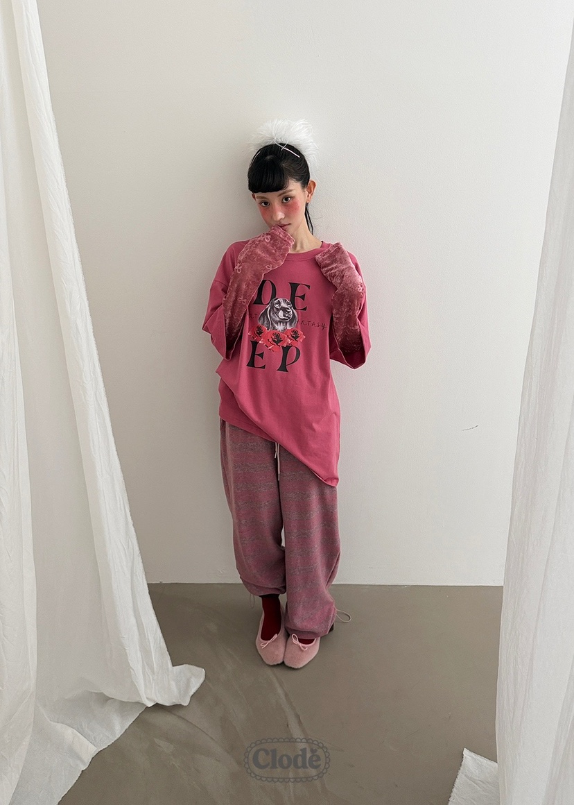 CLODE東大門㊣實拍女士新款人氣時尚25秋冬推薦職業長袖T恤CLODE長袖T恤