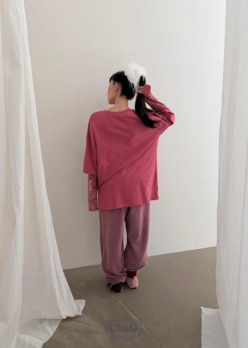 CLODE東大門㊣實拍女士新款人氣時尚25秋冬推薦職業長袖T恤CLODE長袖T恤