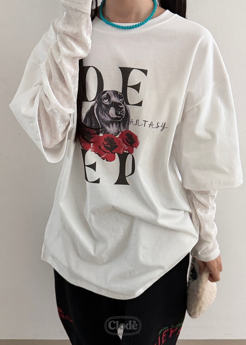 CLODE東大門㊣實拍女士新款人氣時尚25秋冬推薦職業長袖T恤CLODE長袖T恤圖色1