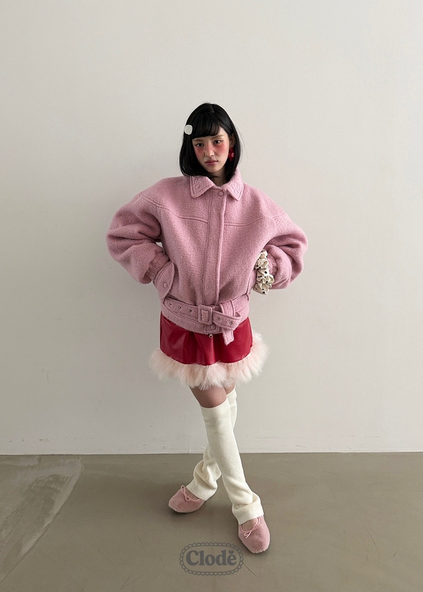 CLODE東大門㊣實拍女士新品休閑人氣25秋冬職業推薦時尚短裙CLODE短裙