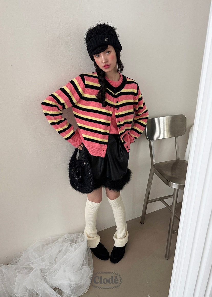 CLODE東大門㊣實拍女士新品休閑人氣25秋冬職業推薦時尚短裙CLODE短裙