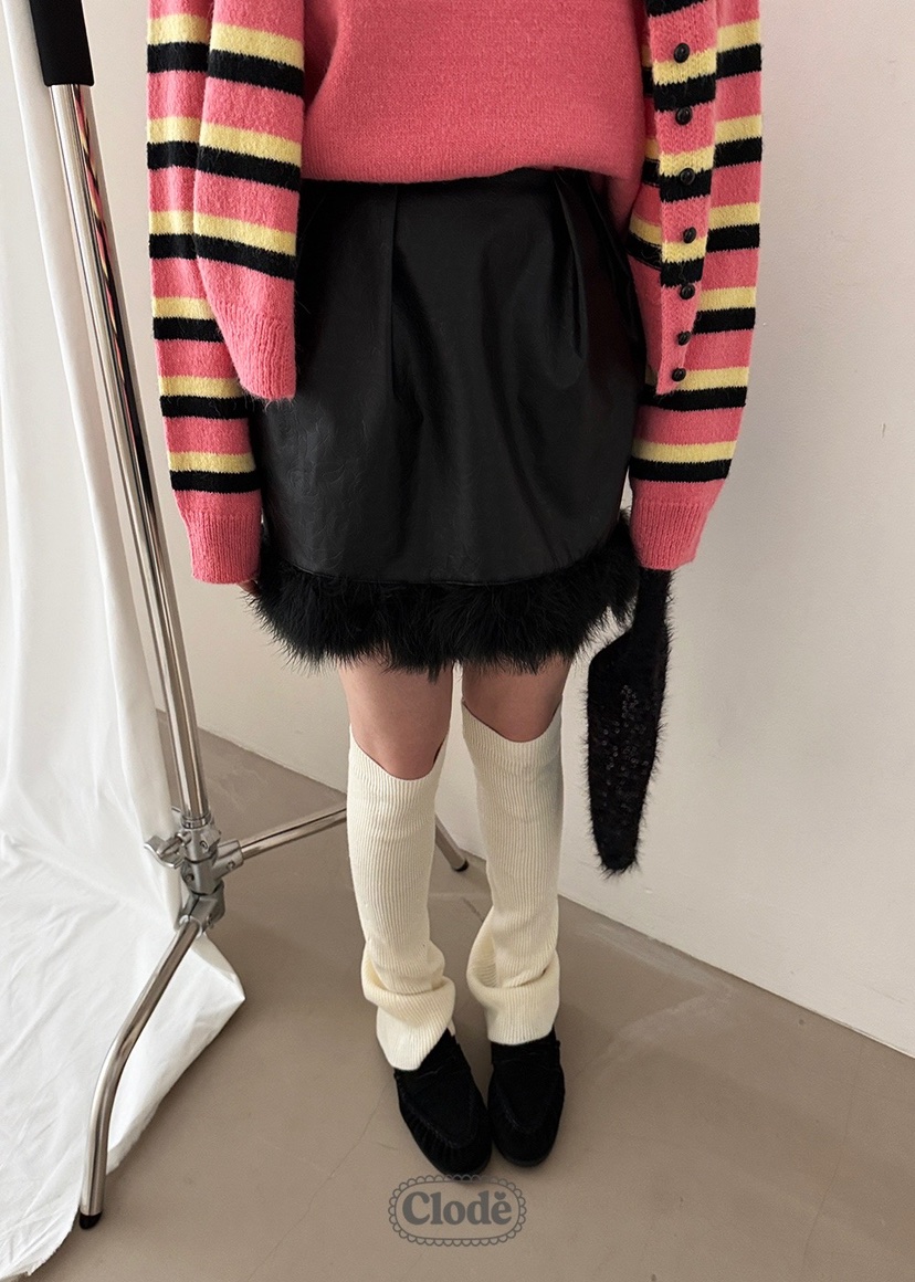 CLODE東大門㊣實拍女士新品休閑人氣25秋冬職業推薦時尚短裙CLODE短裙圖色1