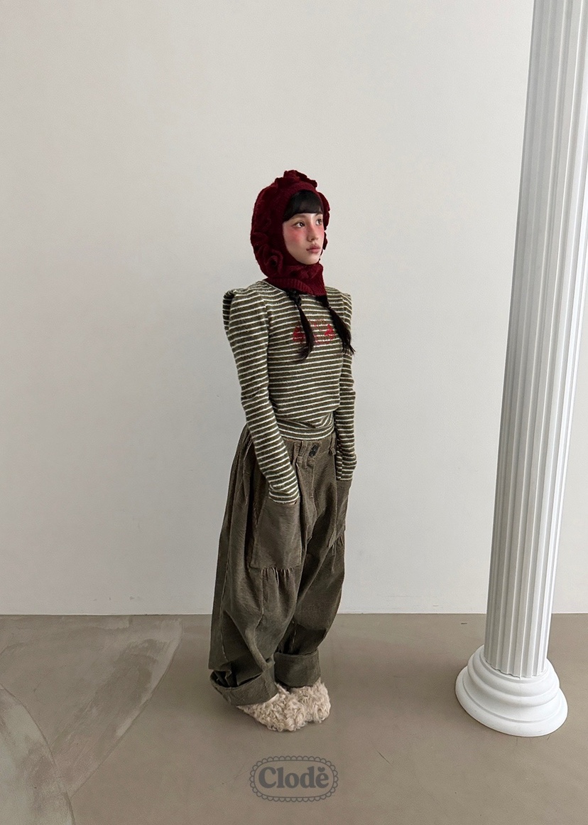 CLODE東大門㊣代購女士新品人氣25秋冬休閑職業時尚長袖T恤CLODE長袖T恤