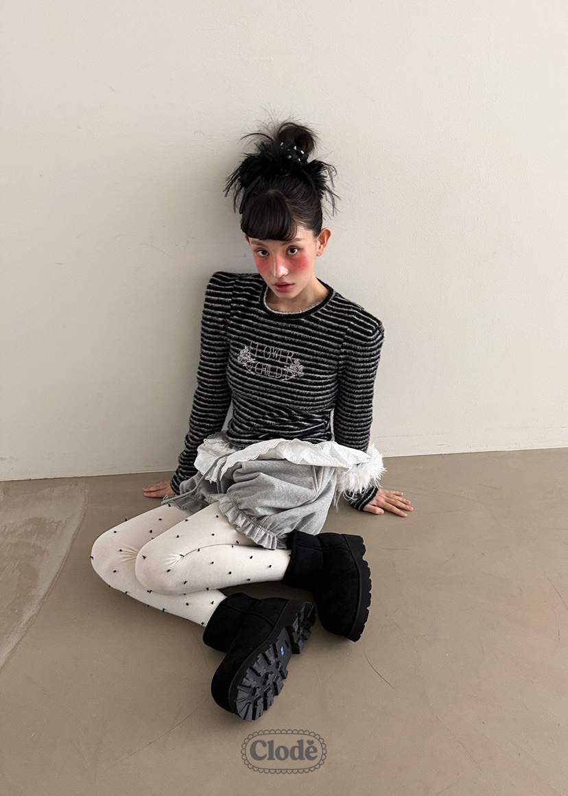 CLODE東大門㊣代購女士新品人氣25秋冬休閑職業時尚長袖T恤CLODE長袖T恤