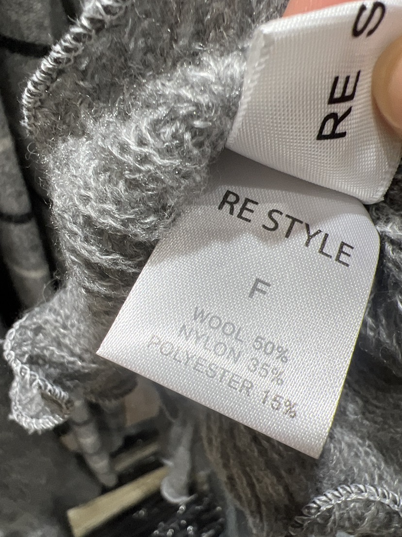 RE STYLE-Q東大門㊣實拍女士新品人氣25秋冬職業針織衫喇叭RE STYLE針織衫