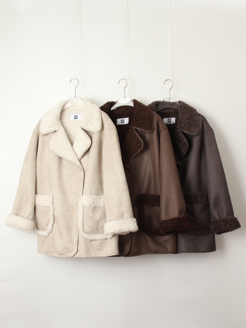 TEXTURE韓國代購㊣女裝新款時尚人氣職業休閑25秋冬短款大衣TEXTURE短款大衣