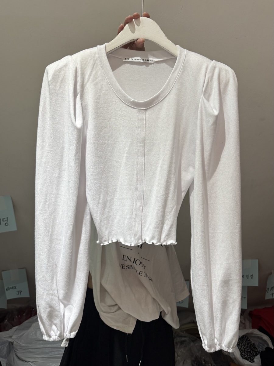 BELITA-L東大門㊣實拍女裝新品人氣25秋冬休閑熱賣長袖T恤BELITA-L長袖T恤圖色1