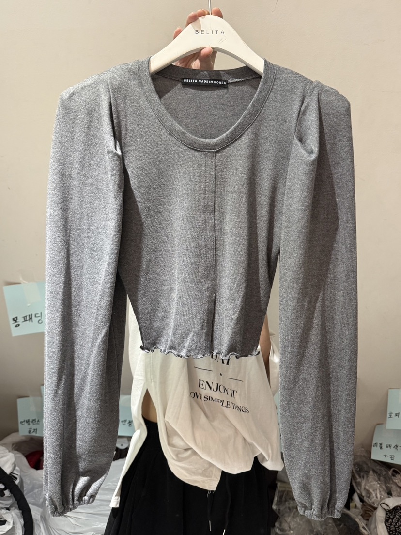 BELITA-L東大門㊣實拍女裝新品人氣25秋冬休閑熱賣長袖T恤BELITA-L長袖T恤圖色4
