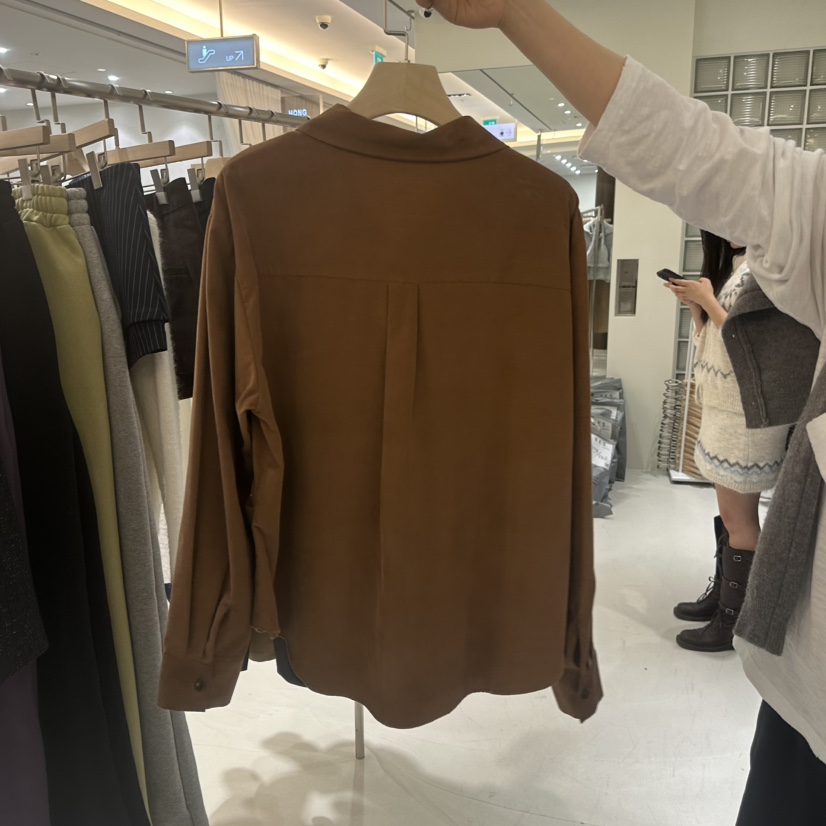 BES東大門㊣實拍女裝新品推薦人氣時尚熱賣職業襯衫蕾絲衫圍巾BES SEOUL襯衫/蕾絲衫