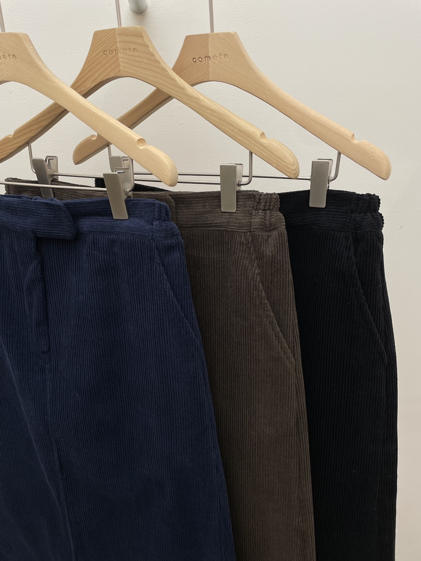 COMETE東大門㊣代購女士新品25秋冬半身裙中短裙燈心絨加絨COMETE半身裙/中短裙