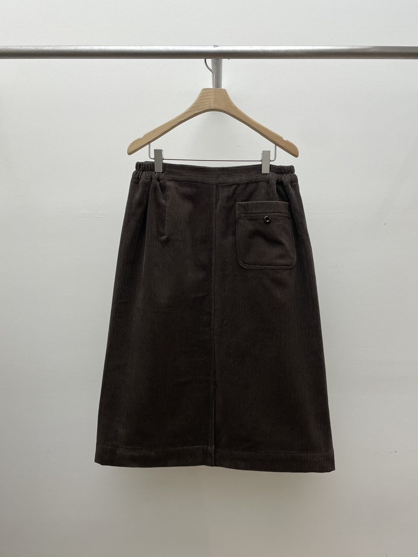 COMETE東大門㊣代購女士新品25秋冬半身裙中短裙燈心絨加絨COMETE半身裙/中短裙