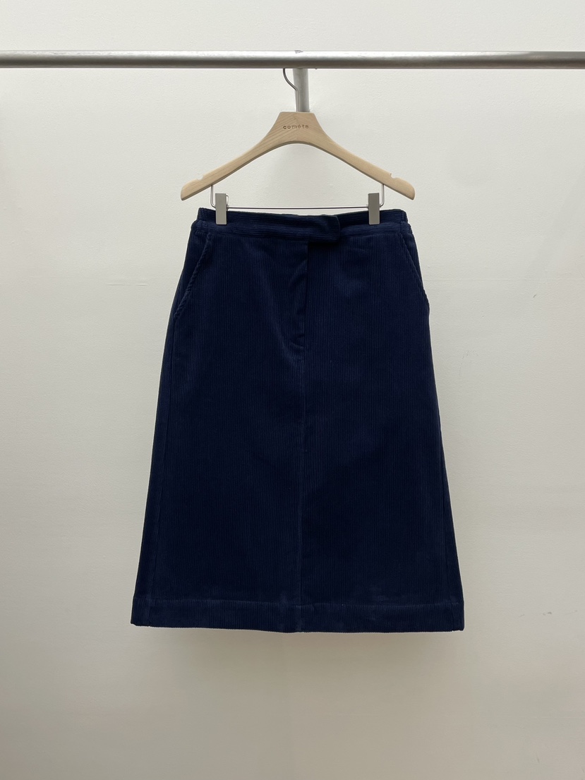 COMETE東大門㊣代購女士新品25秋冬半身裙中短裙燈心絨加絨COMETE半身裙/中短裙圖色2