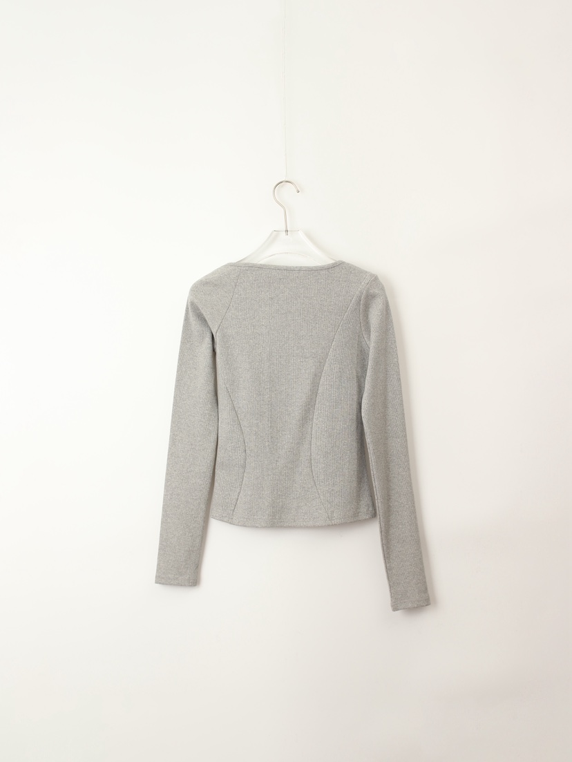 TEXTURE東大門㊣直郵女士新款時尚人氣職業25秋冬推薦長袖T恤TEXTURE長袖T恤