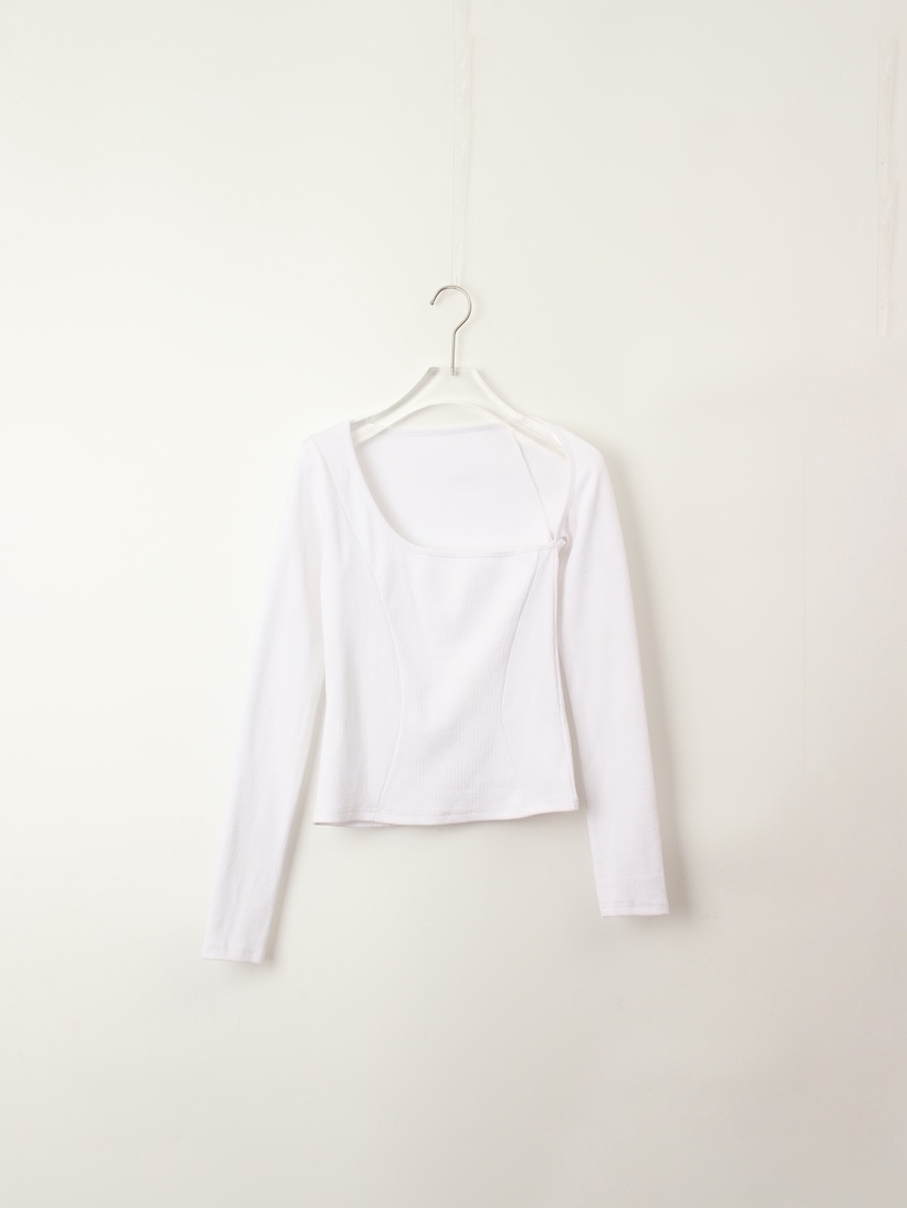 TEXTURE東大門㊣直郵女士新款時尚人氣職業25秋冬推薦長袖T恤TEXTURE長袖T恤圖色1