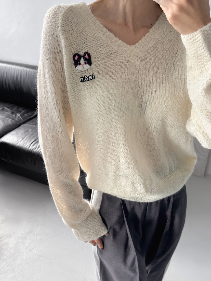 IAAN韓國直郵㊣女士新款人氣25秋冬時尚休閑職業推薦針織衫iaAn針織衫