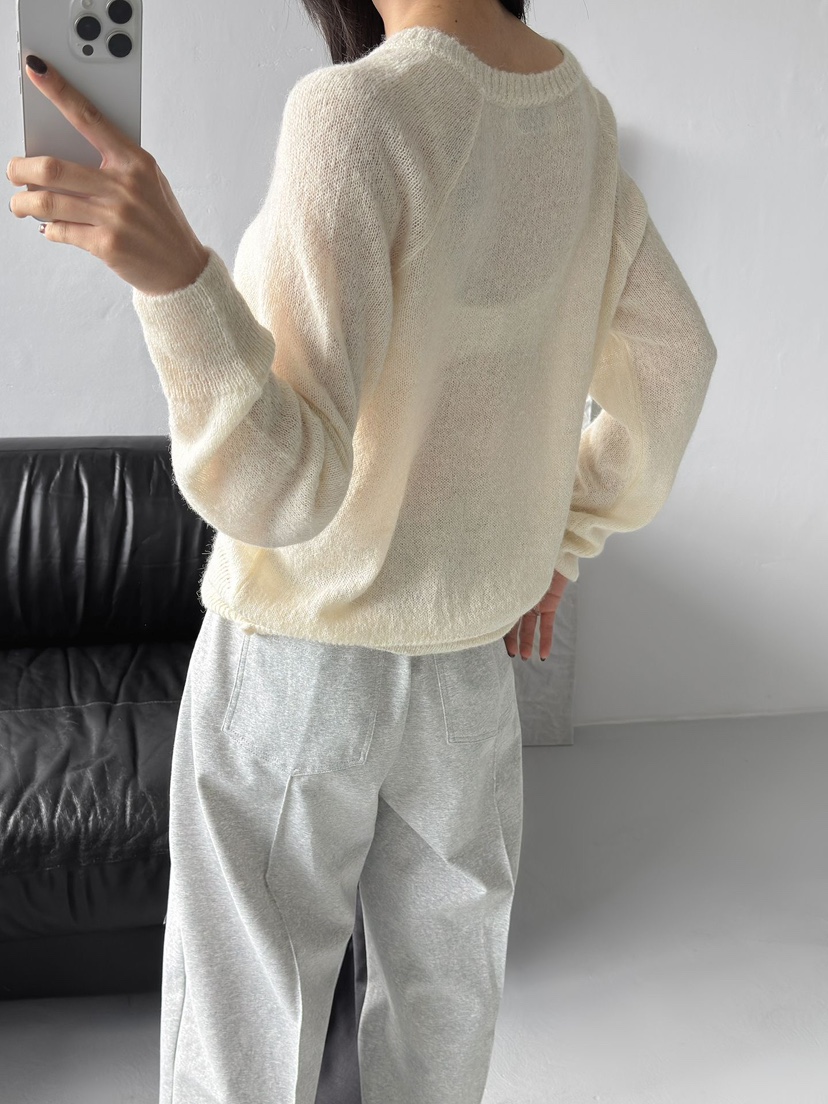 IAAN韓國直郵㊣女士新款人氣25秋冬時尚休閑職業推薦針織衫iaAn針織衫