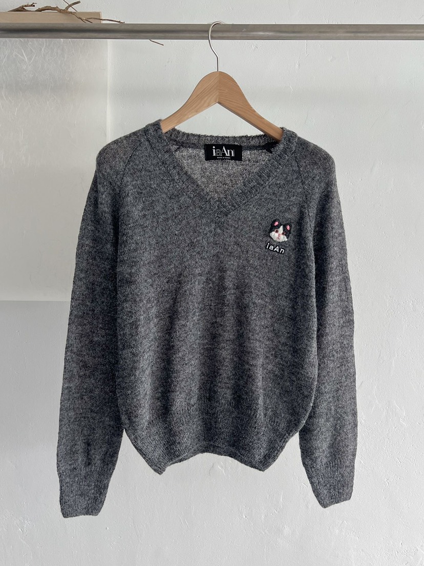 IAAN韓國直郵㊣女士新款人氣25秋冬時尚休閑職業推薦針織衫iaAn針織衫圖色3