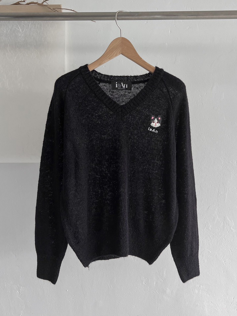 IAAN韓國直郵㊣女士新款人氣25秋冬時尚休閑職業推薦針織衫iaAn針織衫圖色4