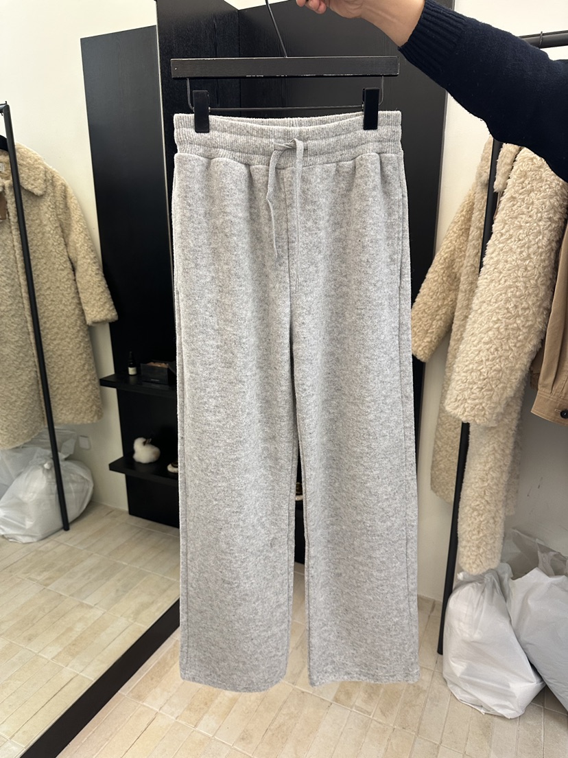 MOANI韓國代購㊣女士新款熱賣人氣25秋冬推薦職業休閑褲闊腿褲MOANI休閑褲圖色1