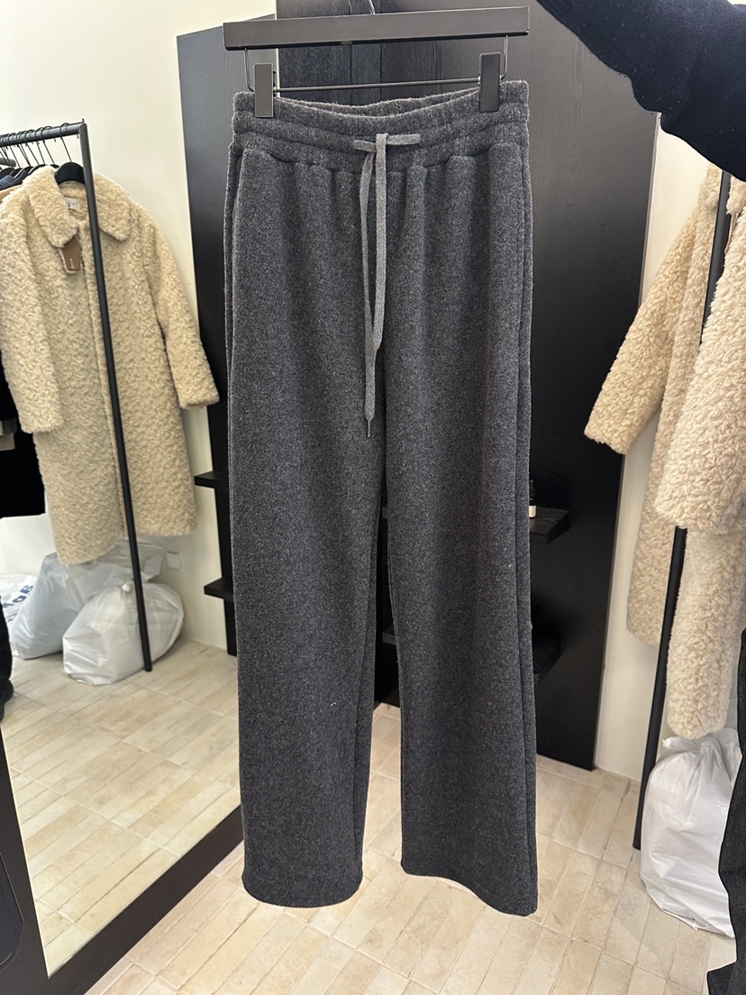 MOANI韓國代購㊣女士新款熱賣人氣25秋冬推薦職業休閑褲闊腿褲MOANI休閑褲圖色3