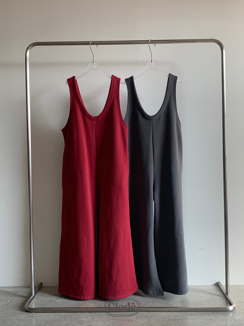 CLODE韓國代購㊣女裝新款休閑推薦25秋冬人氣熱賣背帶褲抓絨CLODE背帶褲