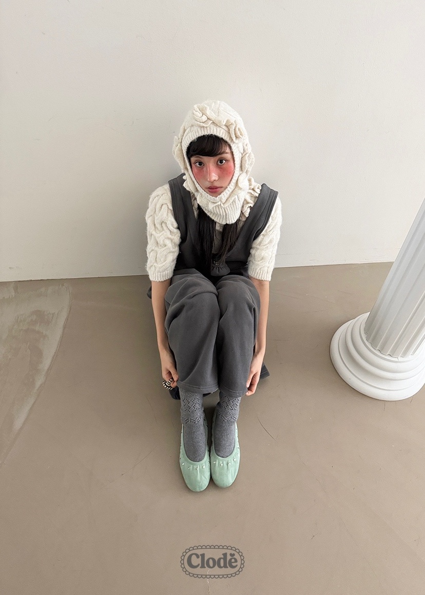 CLODE韓國代購㊣女裝新款休閑推薦25秋冬人氣熱賣背帶褲抓絨CLODE背帶褲