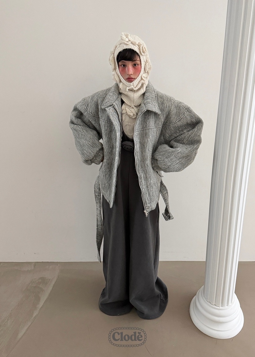 CLODE韓國代購㊣女裝新款休閑推薦25秋冬人氣熱賣背帶褲抓絨CLODE背帶褲