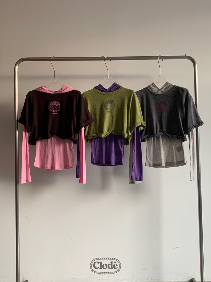 CLODE東大門㊣直郵女士新品人氣25秋冬推薦時尚熱賣長袖T恤CLODE長袖T恤